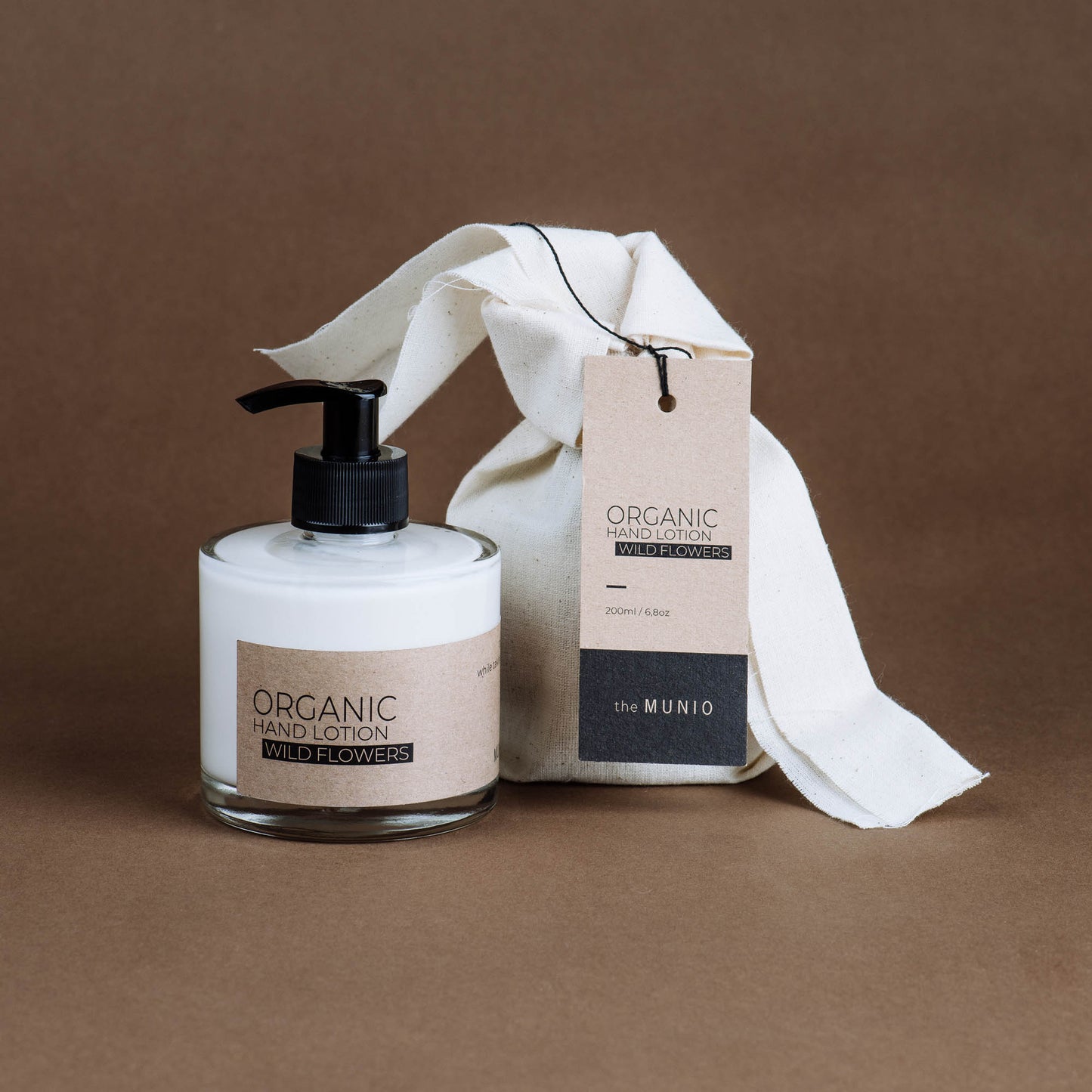 Wildblumen Bio Handlotion in Glasflasche
