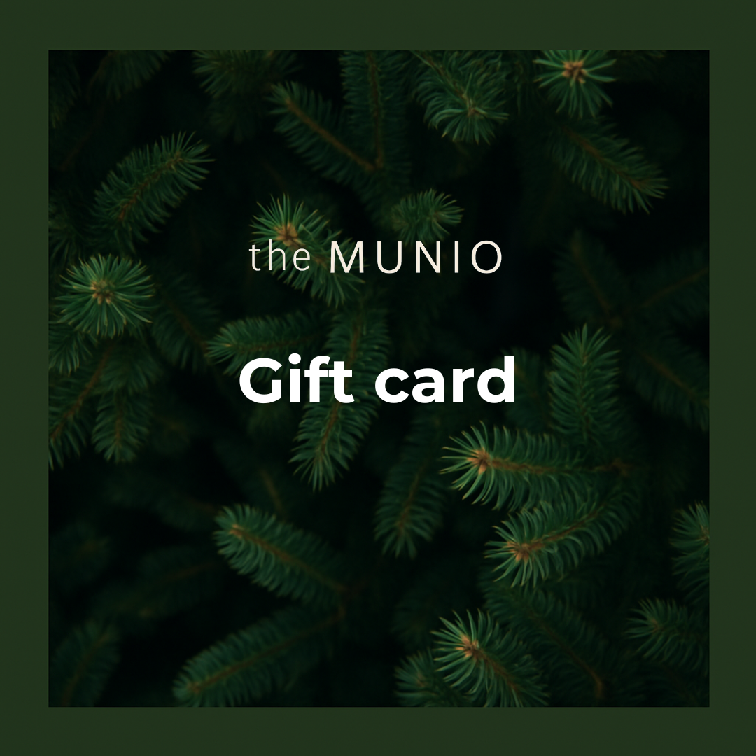 the Munio gift card