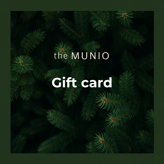 the Munio gift card