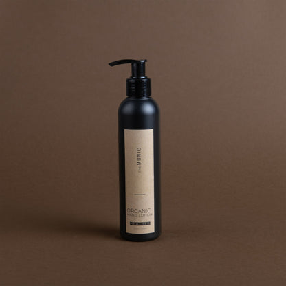 Heidekraut Bio-Handlotion in 200ml schwarzer Flasche