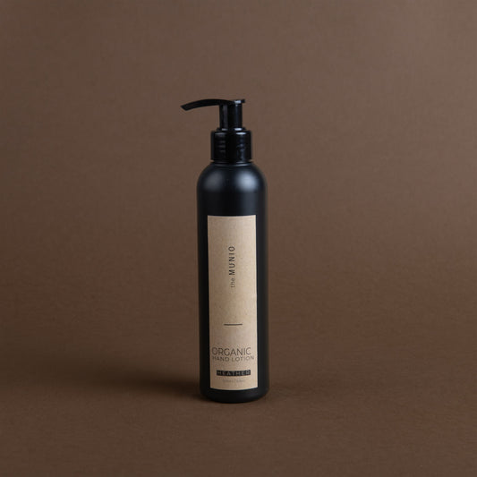 Heidekraut Bio-Handlotion in 200ml schwarzer Flasche