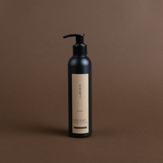 Washolder Bio- Hand lotion in einer schwarzen 200-ml-Flasche