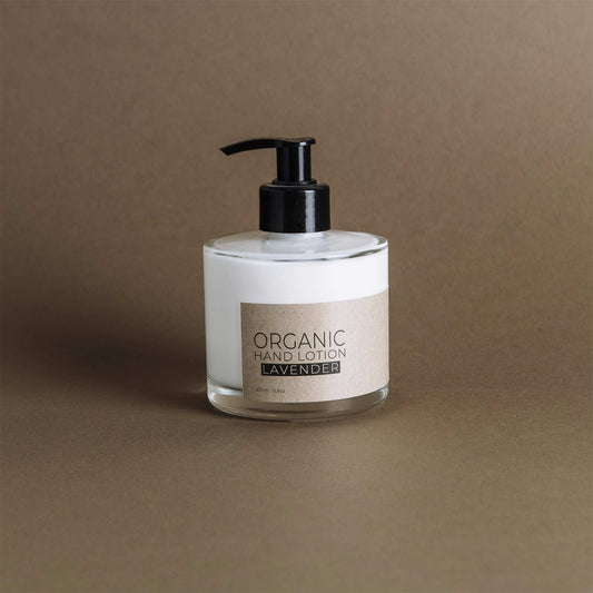 Lavendel Bio Handlotion in Glasflasche