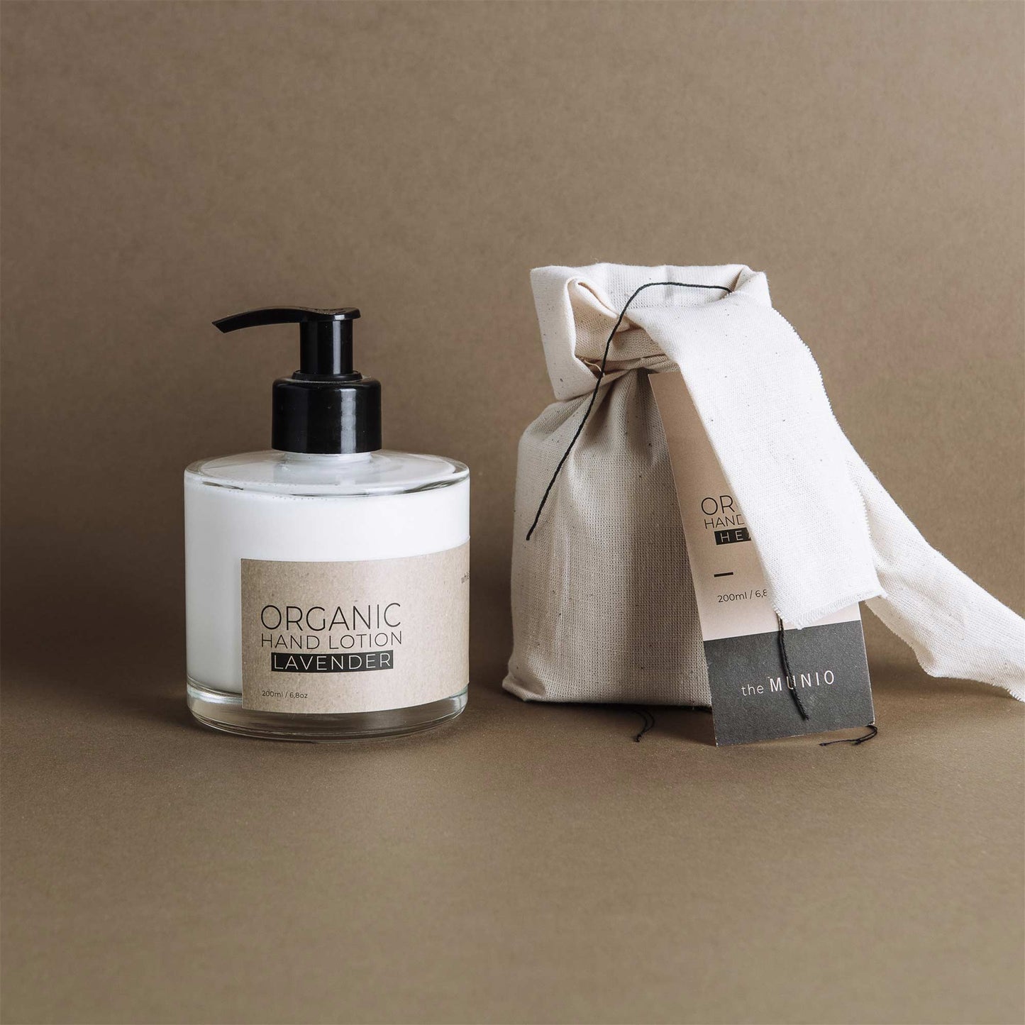 Lavendel Bio Handlotion in Glasflasche
