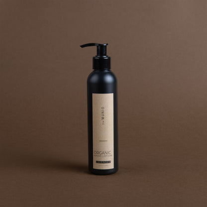 Lavendel Bio-Handlotion in 200ml schwarzer Flasche