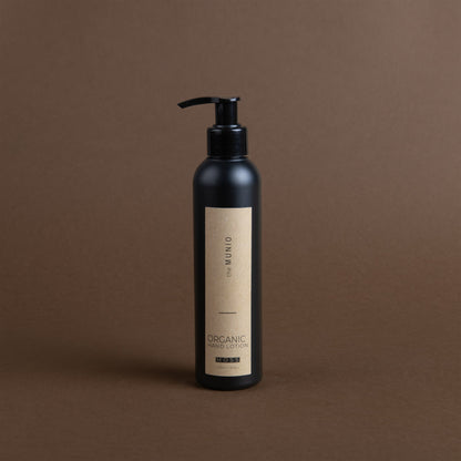 Moos Bio-Handlotion in 200ml schwarzer Flasche
