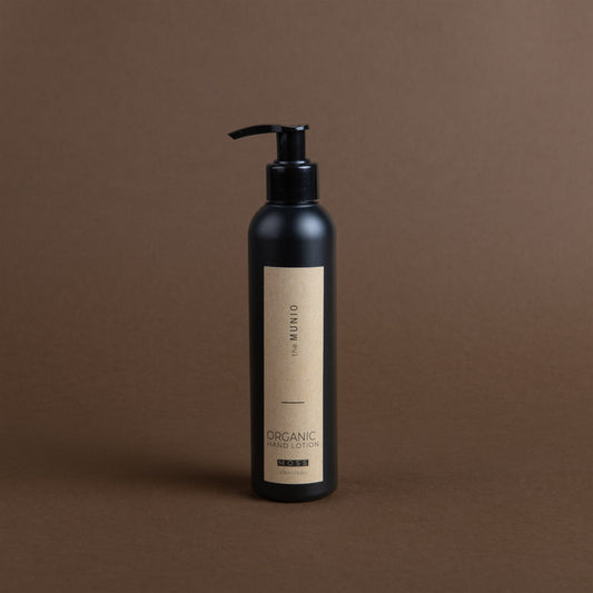 Moos Bio-Handlotion in 200ml schwarzer Flasche