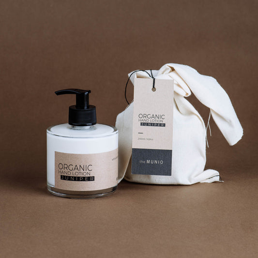 Wacholder Bio Handlotion in Glasflasche