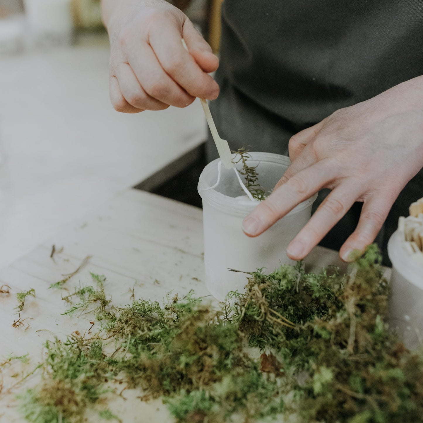 Einzigartiger Kerzen-Workshop mit getrockneten Blumen 60min