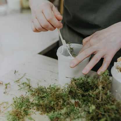 Einzigartiger Kerzen-Workshop mit getrockneten Blumen 60min