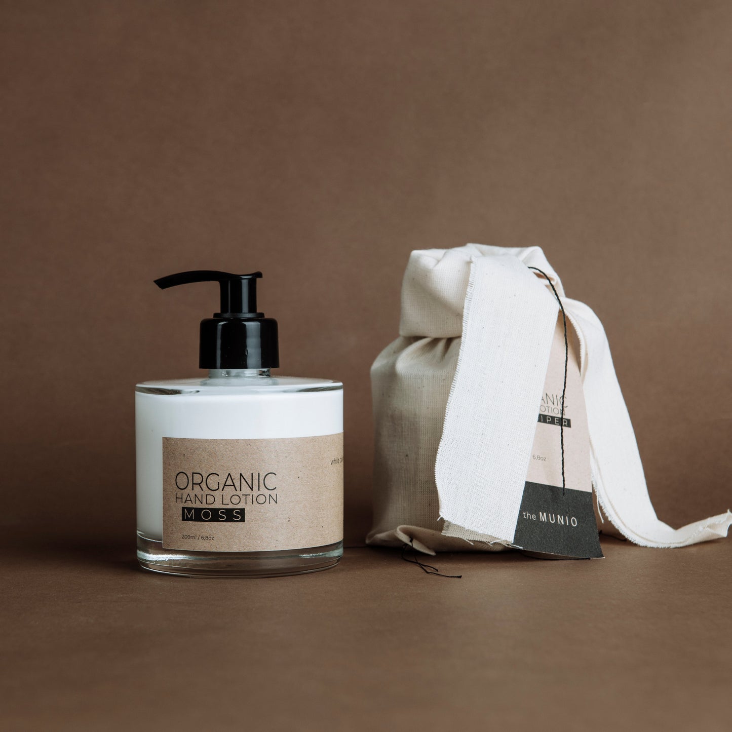 Moos Bio Handlotion in Glasflasche